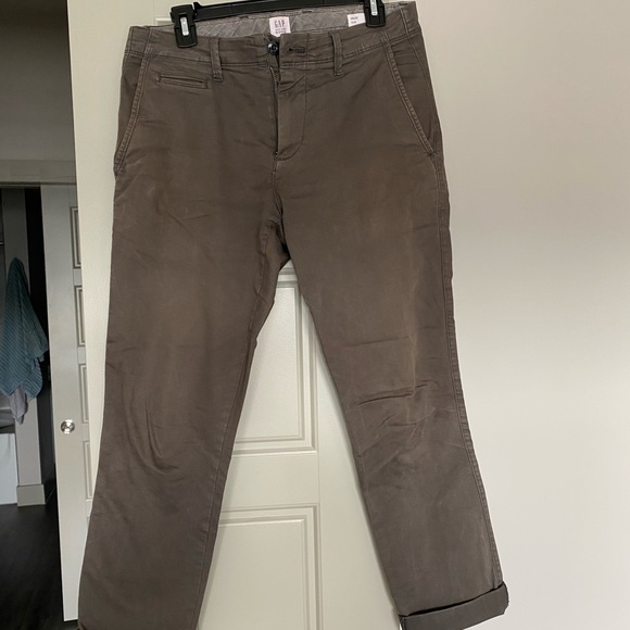 gap skinny stretch khakis